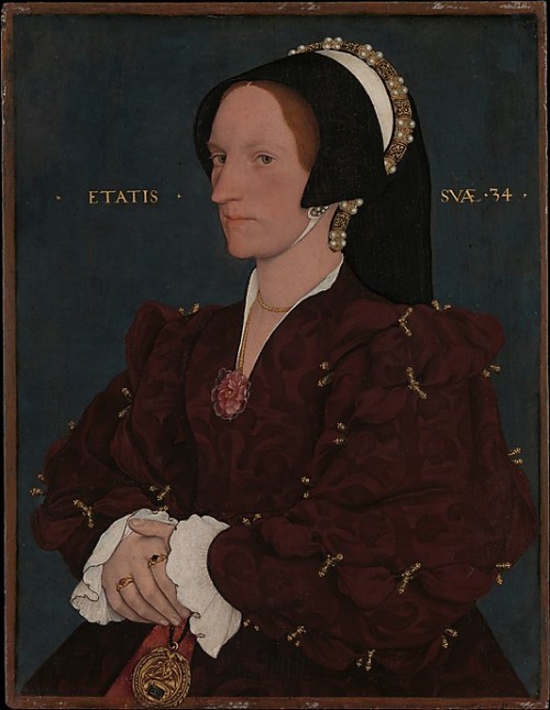 Margaret Wyatt,Lady Lee (favourite lady-in-waiting of Anne Boleyn) Workshop of Hans Holbein the Youn