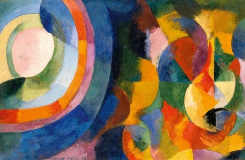 Robert Delaunay, Sun and Moon, Simultaneous, 1913 more