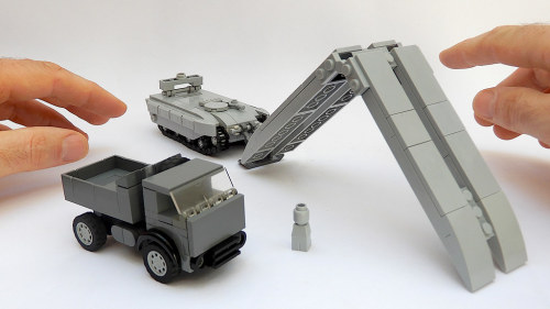 Armoured Vehicle-launched Bridge &amp; Military Truck (MOC - 4K) https://www.flickr.com/photos/hajde