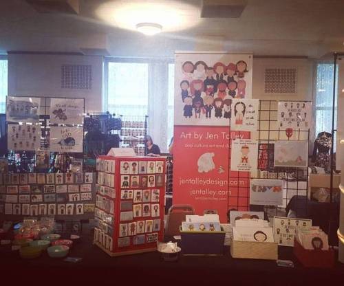 All set up for @geekcraftexpo ! Downtown Madison today and tomorrow with oodles of geeky goodness! (
