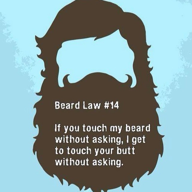 nicki718:  officialbeardsy:  #Beard Law! #beards #bearded #beardsy #butt  Seems fair