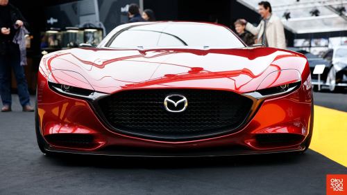 The Mazda RX-Vision showcased at the Festival Automobile International at Les Invalides via Okutan&q