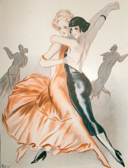 maudelynn:   Armand Vallée  illustration for La Vie Parisienne c.1924  via http://www.albion-prints.com 