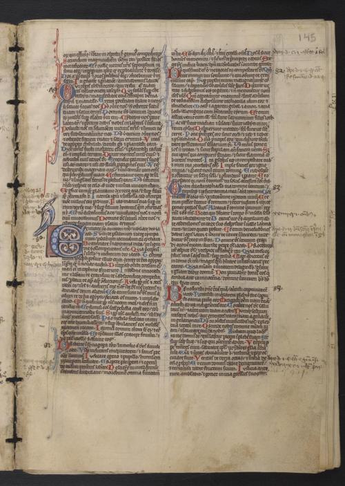 You may remember Ms. Codex 1065 from a previous post on its peeking faces and pointing manicules. To