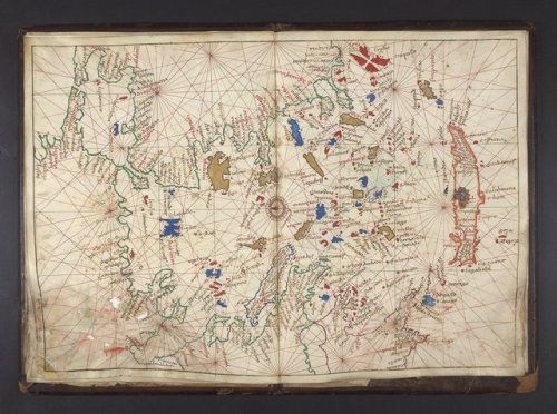 Before google maps, we had these.This week, we’re looking at atlases and maps in manuscripts.LJS 28,