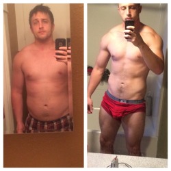 Halfstable:  247 In First Pic. 202 In After Pic. About Ten Months Between With A