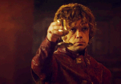 brieslarson:  “On my honor as a Lannister,” the Imp said, “I will not touch