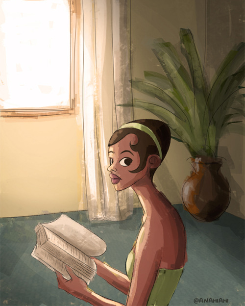 Para este #viernesdeilustracion, elegí hacer a Tiana porque me gusta la estética del Charleston.-For