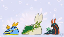artsyaxolotl:Sea slug vibes~!