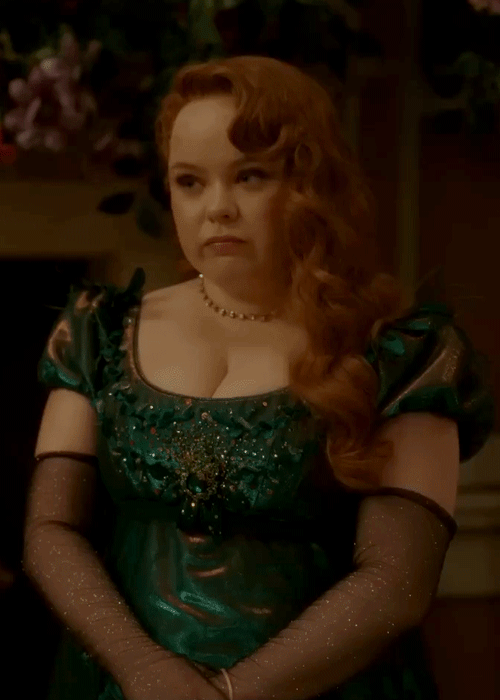 Nicola Coughlan As Penelope Featherington In Bridgerton Season 3.