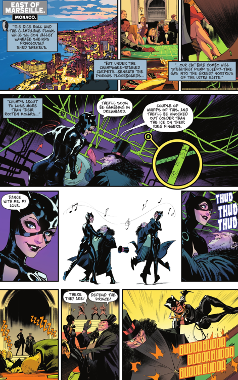 mask-knife:why-i-love-comics: Gotham City Villains Anniversary Giant #1 - “Bird Cat Love&rdquo