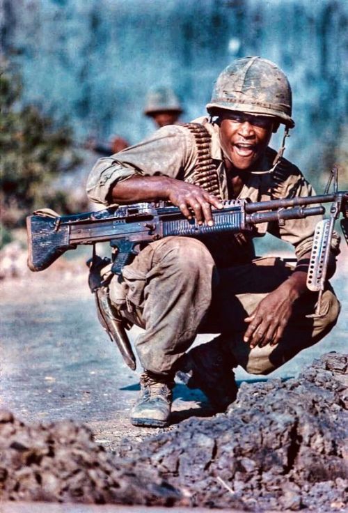 photograph of afro-american soldier