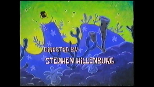 pineapplebank:  Very early drawing of SpongeBob and Title card for the Pilot episode in the late 90’s after Rocko’s modern life was canceled in 1996 