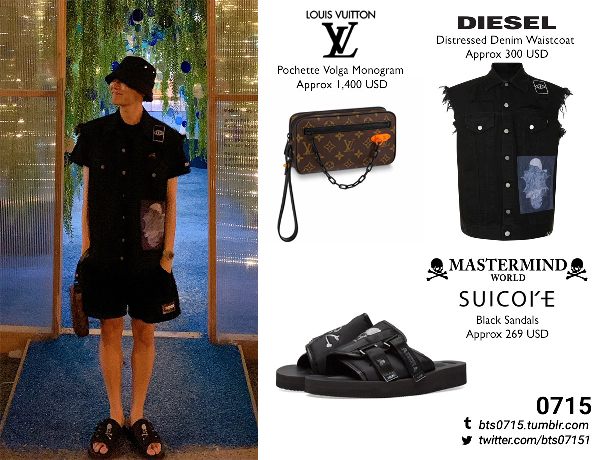 Jungkook SNS  on X: @LouisVuitton @bts_bighit @virgilabloh Jungkook  showing off his Louis Vuitton outfit, bag, necklace & earrings  flawlessly like a top tier model. You are very lucky to have SOLD