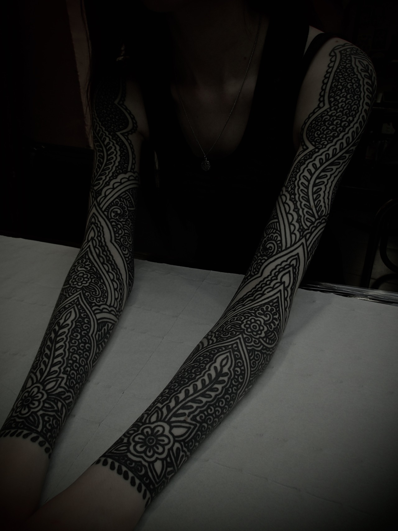 electrictattoos:  guyletatooer:  healed part  On Katie  July 2015  Into You Tattoo
