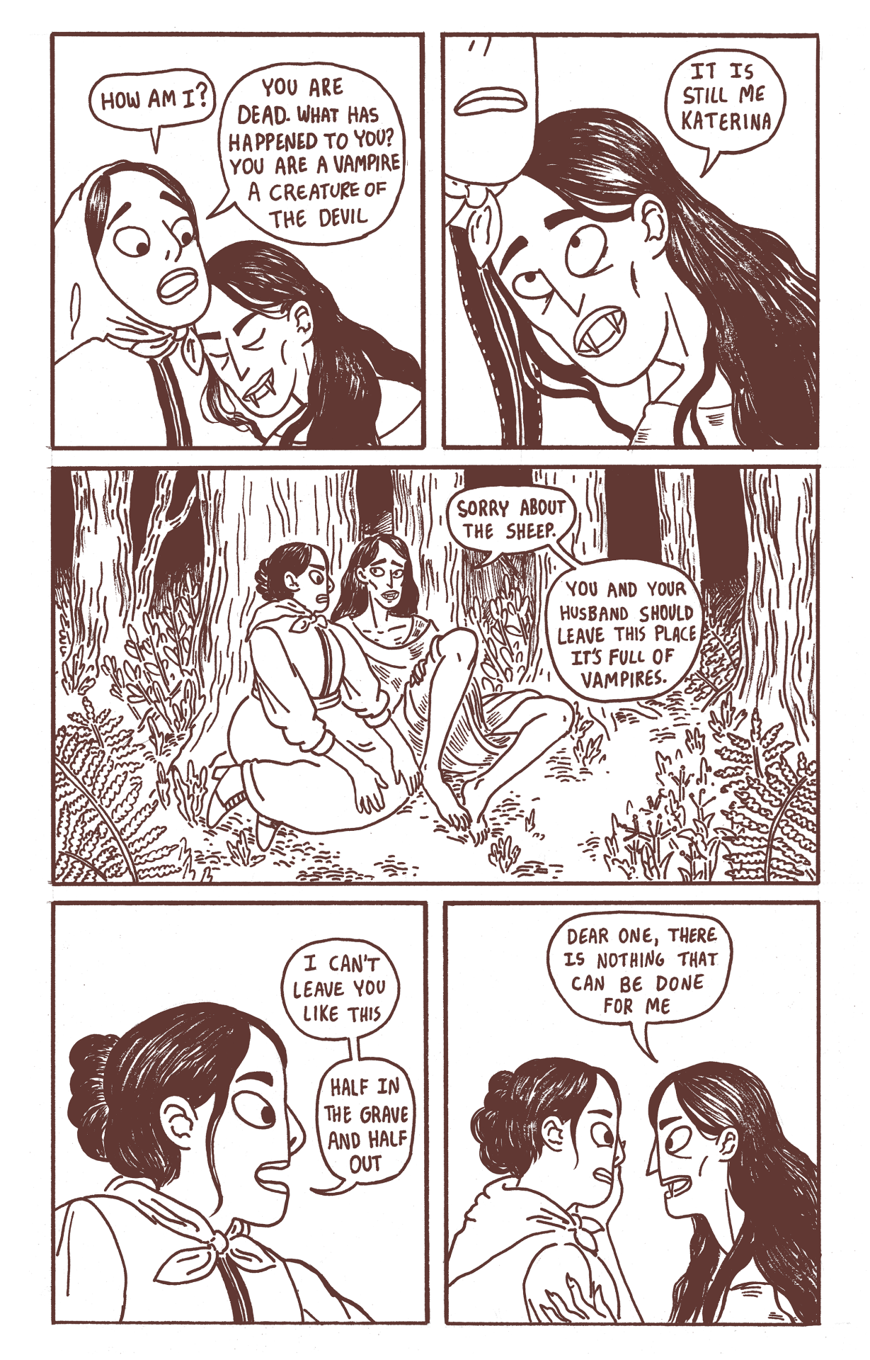 gracklesong:  madelinehmcgrane:  A comic about a vampire and a friend  girl code