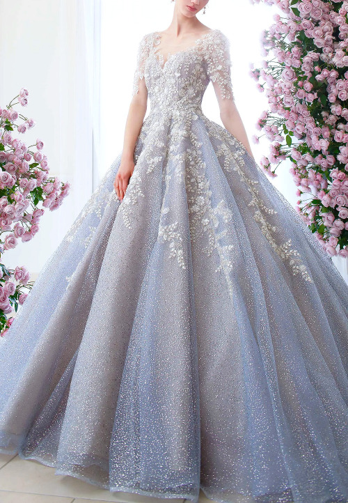 Favourite Designs: Kiyoko Hata ‘Blue/Silver’ Bridal Couture Collection