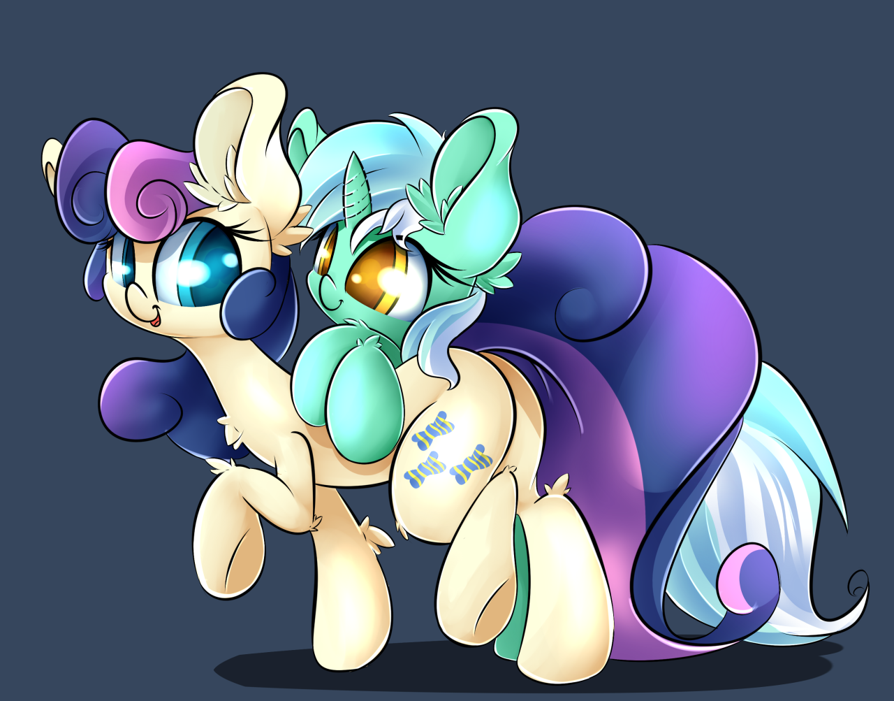 madacon:  “Maybe you could do some lyra and bon bon~? idk background characters