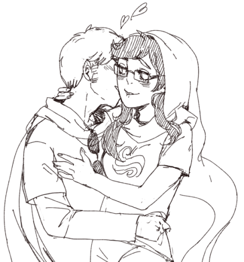 vanillabobo:rebloggable on request! dave/fem!john yes thats what this is u wu