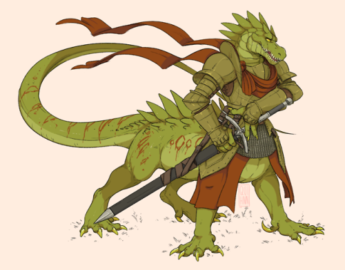 jaggillarattrita:I made her into a naga, of course I have to try the centaur aswell.