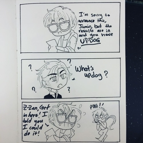 steffywolf: Here’s a late inktober drawing for day 15 based off of @incorrectmysticmessenger &