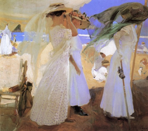 joaquin-sorolla: Beneath the Canopy, 1910, Joaquín SorollaMedium: oil,canvaswww.wikia