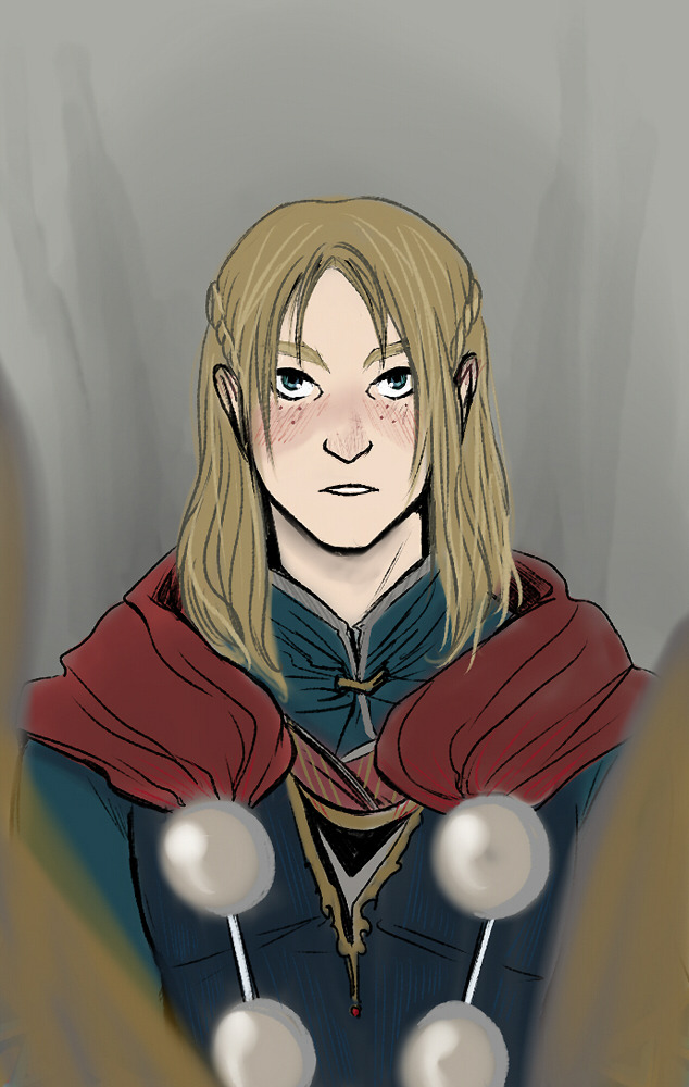 marty-mc:  i cannot live without drawing jotun loki for so long so here have Thor’s