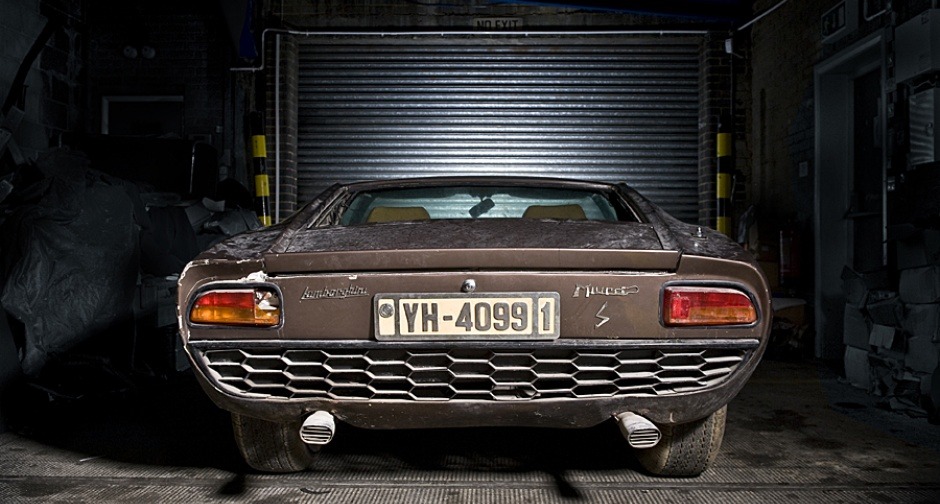 topvehicles:  An abandoned 1969 Lamborghini Miura P400S 