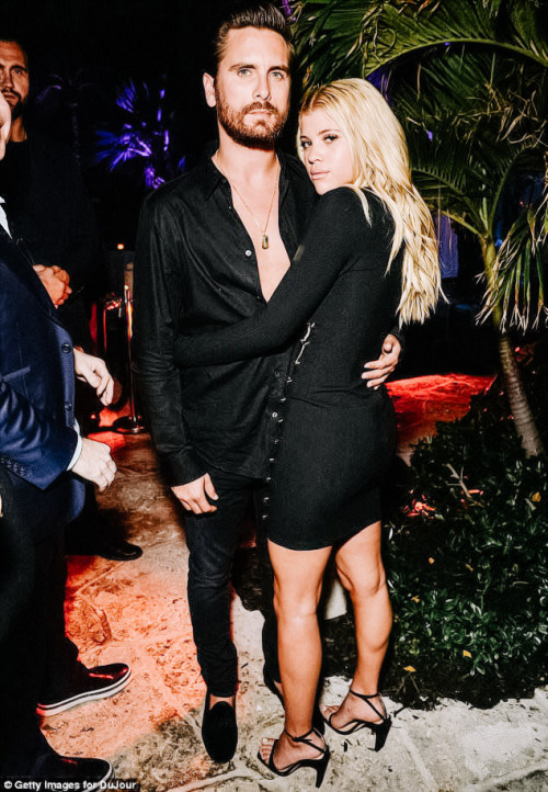 nowhollywood:Sofia Richie and Scott Disick at the Art Basel Kick-Off party in Miami on December 6, 2