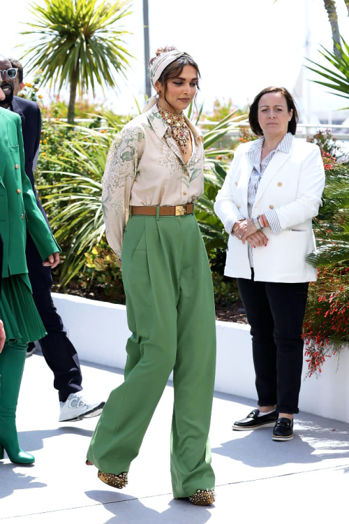 Deepika Padukone attends the photocall for the Jury during the 75th Annual Cannes Film Festival at P