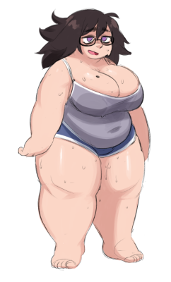 chubbuppy:  the season for drawing sweaty is coming to a close  