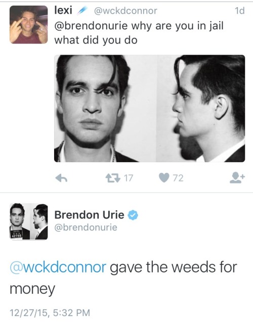 marchingclocks:Brendon’s Twitter Q&amp;A - 12/27/15