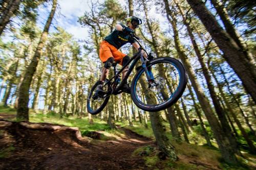 thebikingsquirrel: Will, up at Bonaly yesterday - nice to have some company now and again!