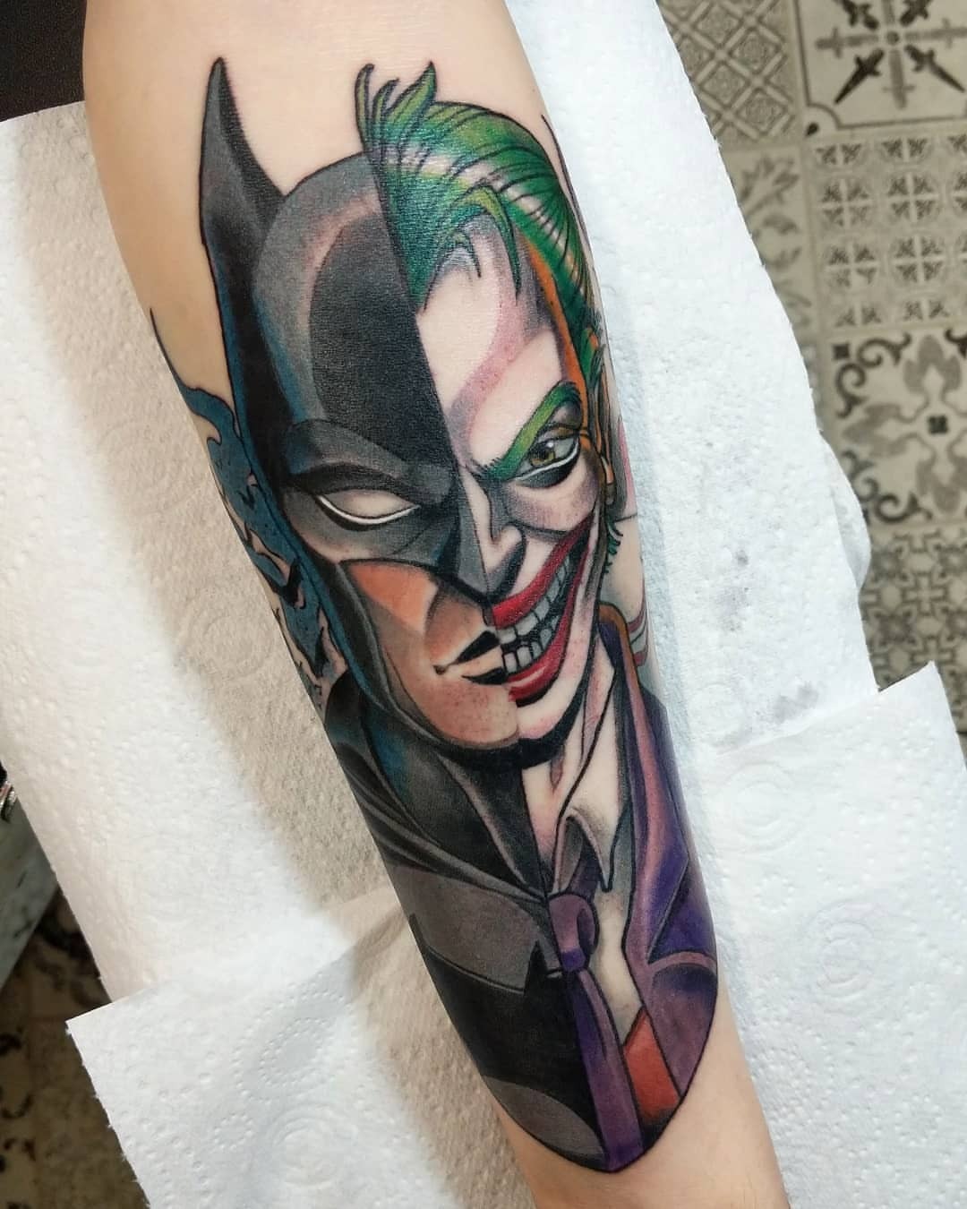 OLLIE KEABLE TATTOOS — Got to do a badass Batman tattoo for Lewis' first....
