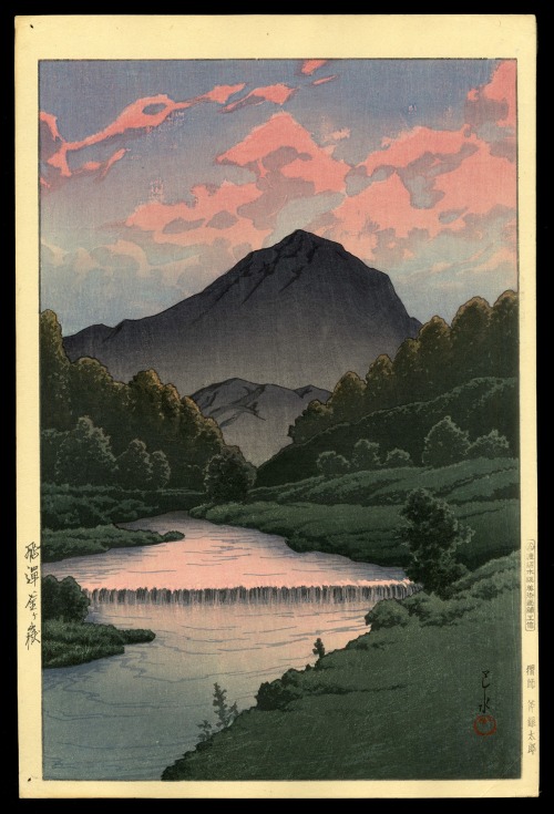 Kawase Hasui (Japan 1883-1957)Kamagadake Hida, 1933