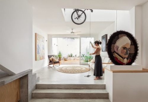 thekhooll:  House Bruce Alexander Tribe Studio Architects “Designed for an artist (Giles Alexander), an environmental scientist (Anna Bruce) and their busy young family, House Bruce Alexander explores the poetic potential of the rawest pragmatism. 