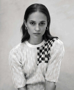 timotay-chalamet:Alicia Vikander for US Marie