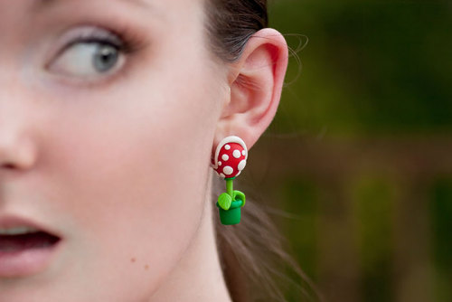 boredpanda:  18+ Of The Most Creative Earrings For Geeky Girls  