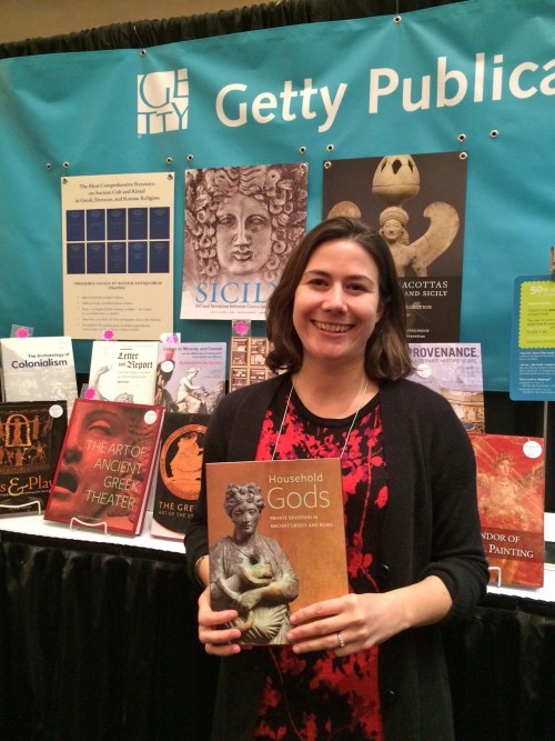 Our author Alexandra Sofroniew at the Archaeological Institute of America/Society for Classical Stud