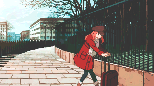 larimii:  Um, aren’t you cold?      ~      Higashi no Eden