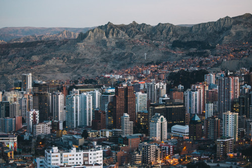 scenes from la paz - bolivia, june 2019