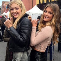 hadidnews:adelinealley: “Such a fun day downtown. Models everywhere. So nice and funny and normal 