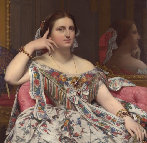 Mme Moitessier, by Jean Auguste Dominique Ingres, 1856