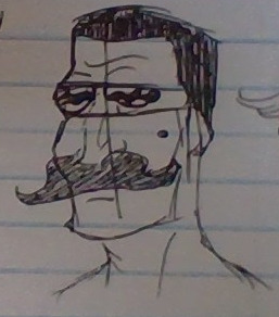 Various Doodles Of Men Who Coincidentally Happen To All Have Facial Hair