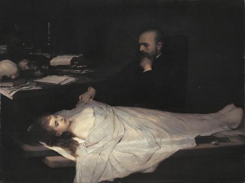 The Anatomist (Der Anatom) by Gabriel Cornelius Ritter von Max (German, 1840–1915)1869, Oil on canva