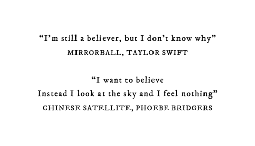 phoebesbridgers:taylor swift // phoebe bridgers lyric parallels