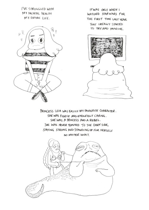 chuckdrawsthings:something to try and convey carrie fisher’s impact on me. may the force be with you