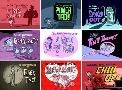 title cards