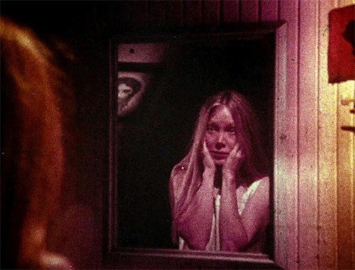 witchinghour: If you have a taste for terror… you have a date with Carrie. – Footage from trailers for  Carrie (1976) dir. Brian De Palma 