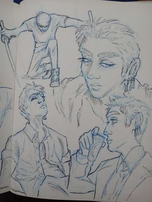 Some Opla!zoro Sketches I Never Uploaded But Still Like A Lot